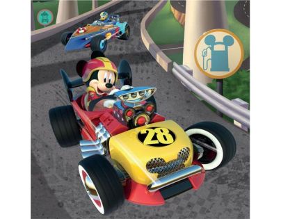 Dino Mickey a Minnie závodníci 3 x 55 dílků puzzle