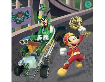 Dino Mickey a Minnie závodníci 3 x 55 dílků puzzle