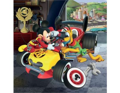 Dino Mickey a Minnie závodníci 3 x 55 dílků puzzle