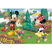 Dino Puzzle Disney Mickey Mouse pracující Minnie 2 x 66 dílků 3