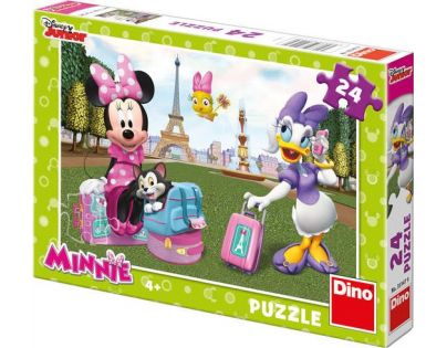 Dino Puzzle Disney Minnie v Paříži 24 dílků
