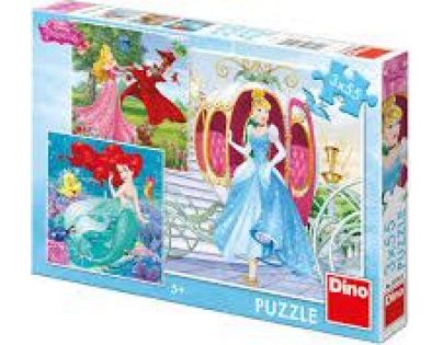 Dino Puzzle Disney Princess Já Princezna 3 x 55 dílků