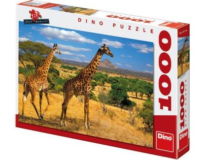 Dino Puzzle Dvě žirafy 1000 dílků