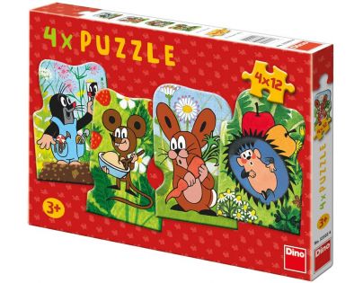 Dino Puzzle Krtek a kamarádi 48 dílků