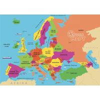 Dino Puzzle Mapa Evropy 69 dílků