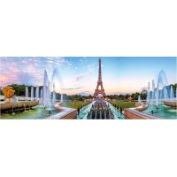Dino Puzzle Panoramic Pohled na Eiffelovku 6000 dílků 2
