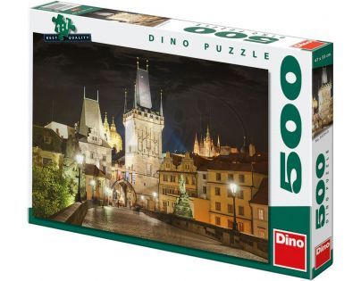 Dino Puzzle Praha v noci 500 dílků