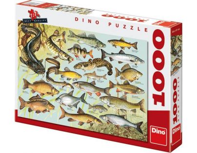 Dino Puzzle Ryby 1000 dílků