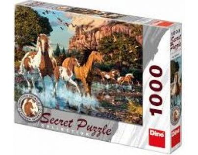 Dino Puzzle Secret Collection Koně 1000 dílků