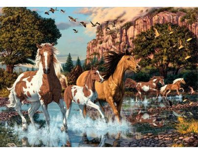 Dino Puzzle Secret Collection Koně 1000 dílků