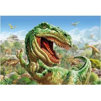 Dino Puzzle Souboj dinosaurů 2 x 48 dílků 2