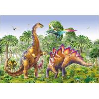 Dino Puzzle Souboj dinosaurů 2 x 48 dílků 3