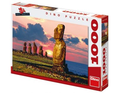 Dino Puzzle Velikonoční ostrovy 1000 dílků
