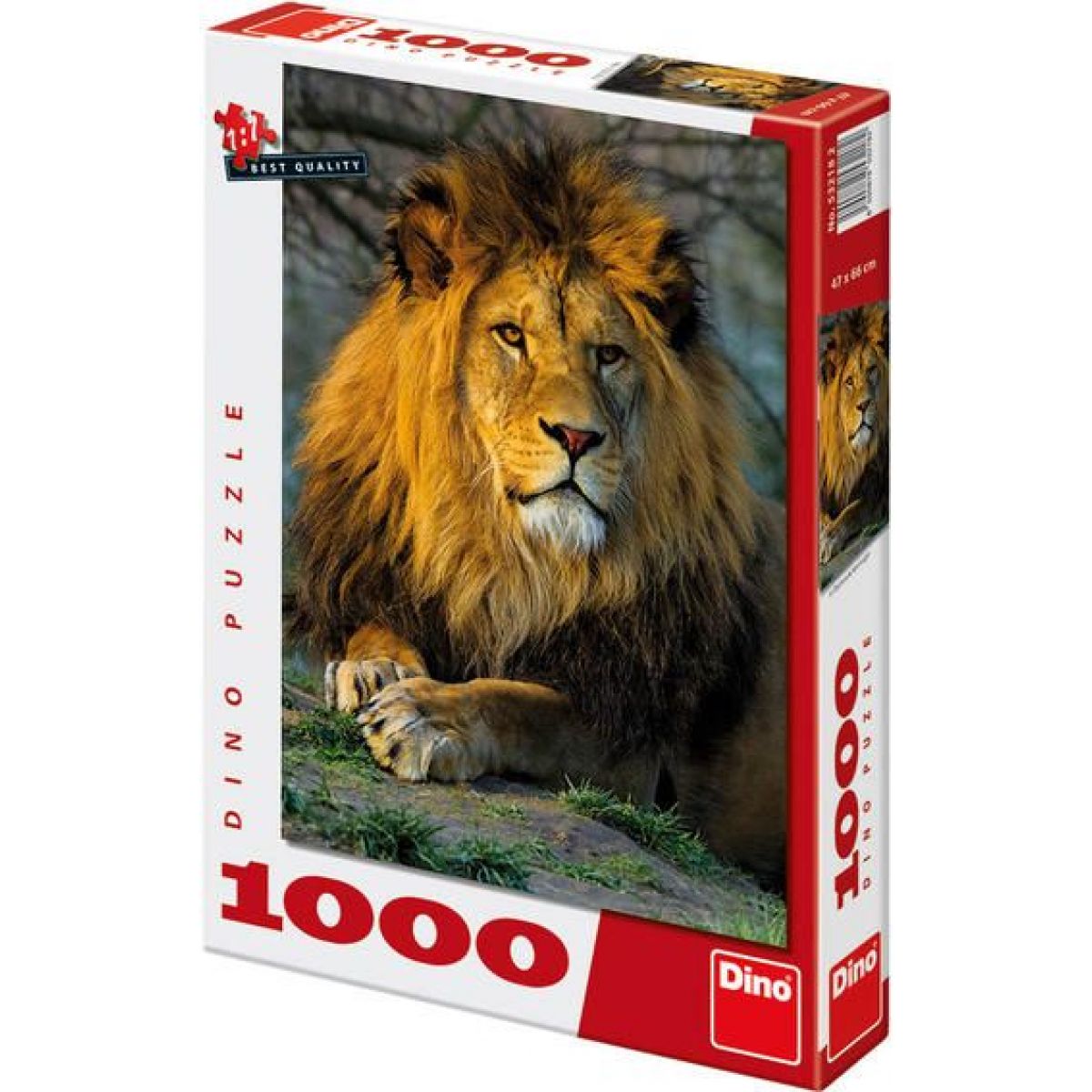 Dino Puzzle Zamyšlený lev 1000 dílků