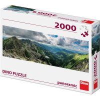Dino Puzzle panoramic Roháče 2000 dílků 2