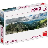 Dino Puzzle panoramic Roháče 2000 dílků 3