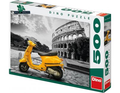 Dino Skútr u Kolosea 500 dílků puzzle