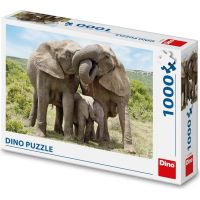 Dino Puzzle Sloní rodina 1000 dílků 2