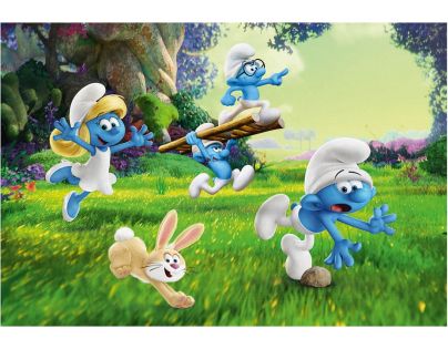 Dino Šmoulové Výprava 2 x 66 dílků puzzle