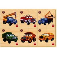Dino Puzzle dřevěné Tatra 6 x 4 dílky