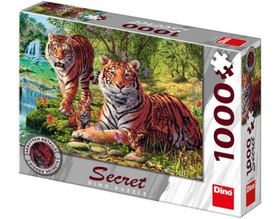 Dino Tygři secret collection puzzle 1000 dílků