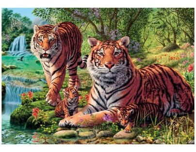 Dino Tygři secret collection puzzle 1000 dílků