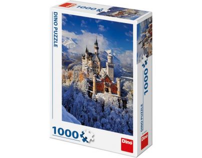 Dino Puzzle Zimní Neuschwanstein 1000 dílků