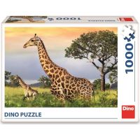 Dino Puzzle Žirafí rodina 1000 dílků 3