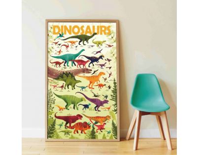 Poppik Samolepkový plakát vzdělávací Dinosauři