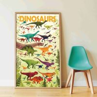 Poppik Samolepkový plakát vzdělávací Dinosauři 2