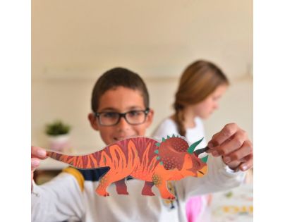Poppik Samolepkový plakát vzdělávací Dinosauři