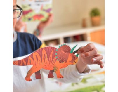 Poppik Samolepkový plakát vzdělávací Dinosauři
