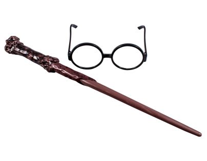 Disguise Harry Potter set hůlka a brýle - Poškozený obal