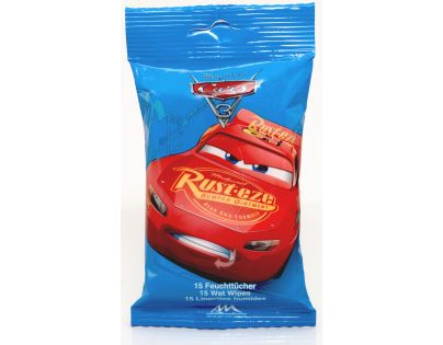 Disney Cars Vlhčené ubrousky 15 ks
