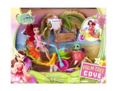 ADC Blackfire Disney Fairy 11 cm panenka a hrací set velký - Rosetta's Beach Buggy