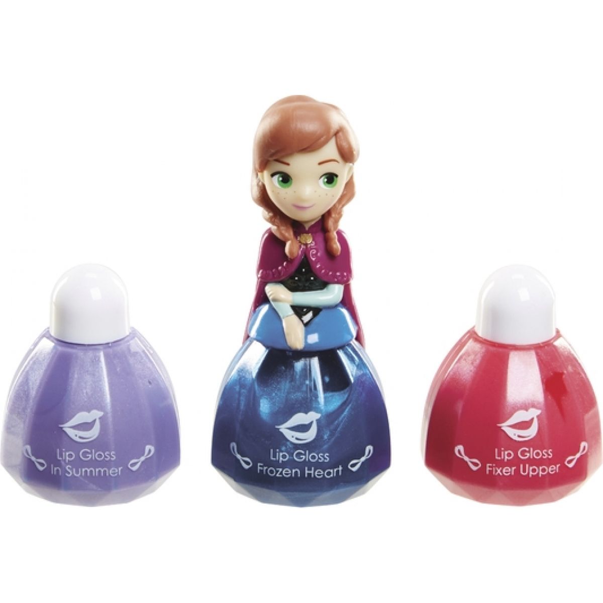 Disney Frozen Little Kingdom Make up pro princezny - Anna modrá a lesky na rty