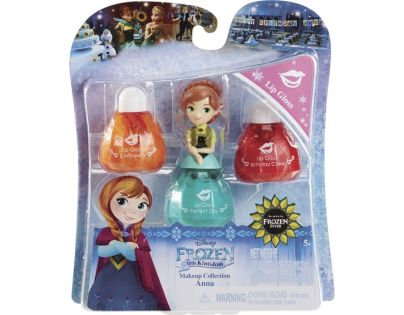 Disney Frozen Little Kingdom Make up pro princezny - Anna zelená a lesky na rty