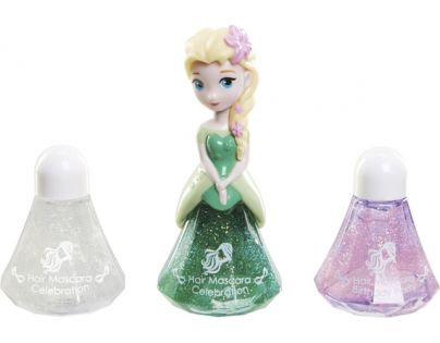 Disney Frozen Little Kingdom Make up pro princezny - Elsa zelená a řasenky na vlasy