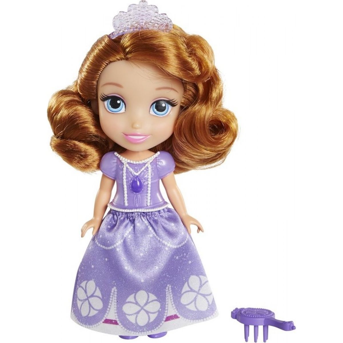 Jakks Disney Sofie První panenka 15 cm - Fialové šaty