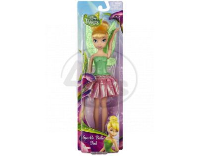 Disney Víly: 22 cm základní panenka baletka - Zvonilka