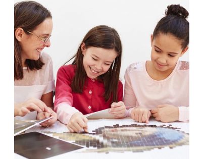 Poppik Samolepkový plakát Dívka s perlovými náušnicemi