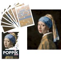 Poppik Samolepkový plakát Dívka s perlovými náušnicemi 2