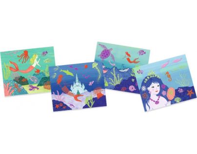 Djeco Magické tvoření se třpytky Oceán