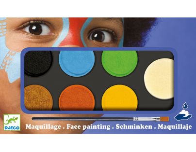 Djeco Barvy k malování na obličej přírodní odstíny