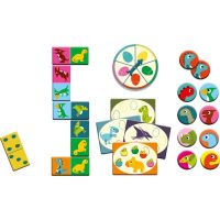 Djeco Bingo, pexeso a domino Dinosauři 2