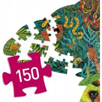Djeco Puzzle Chameleon 150 dílků 2