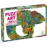 Djeco Puzzle Chameleon 150 dílků 4