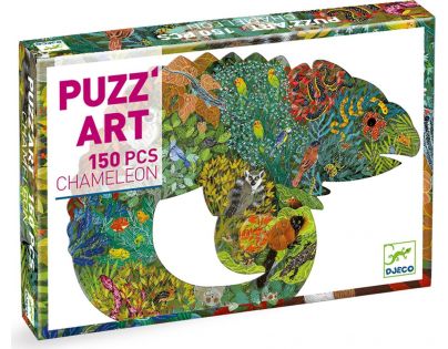 Djeco Puzzle Chameleon 150 dílků