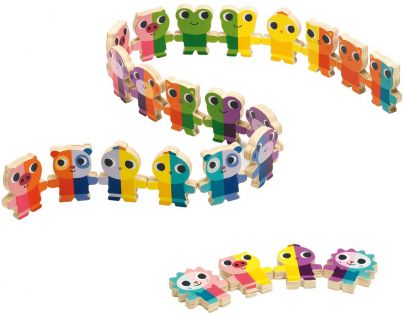 Djeco Dřevěné domino 3D