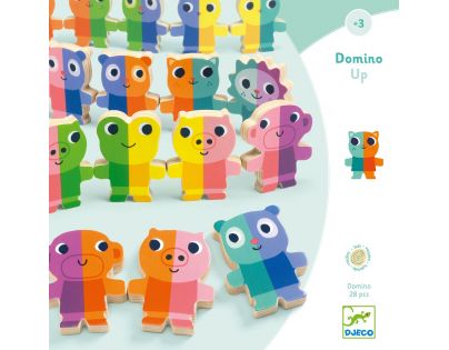 Djeco Dřevěné domino 3D